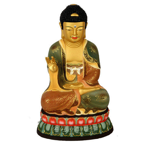 아미타불 - 바베트특수합금,채색불,45cm